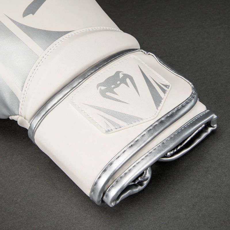 Guantoni da boxe Venum Challenger 2.5 Boxing white/silver 4
