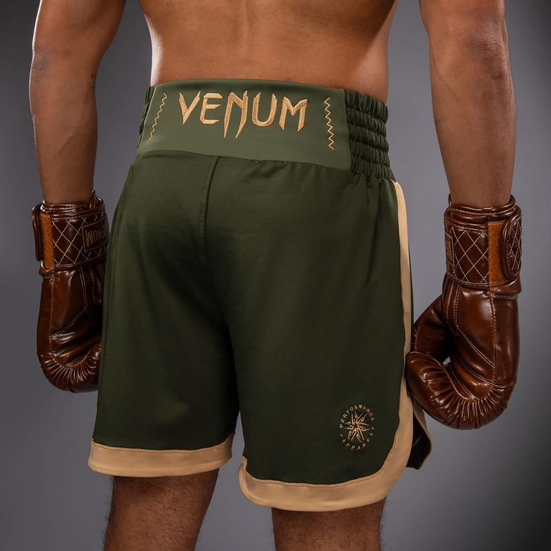 Pantaloncini da allenamento uomo Venum Classic Boxing military green/sand 6
