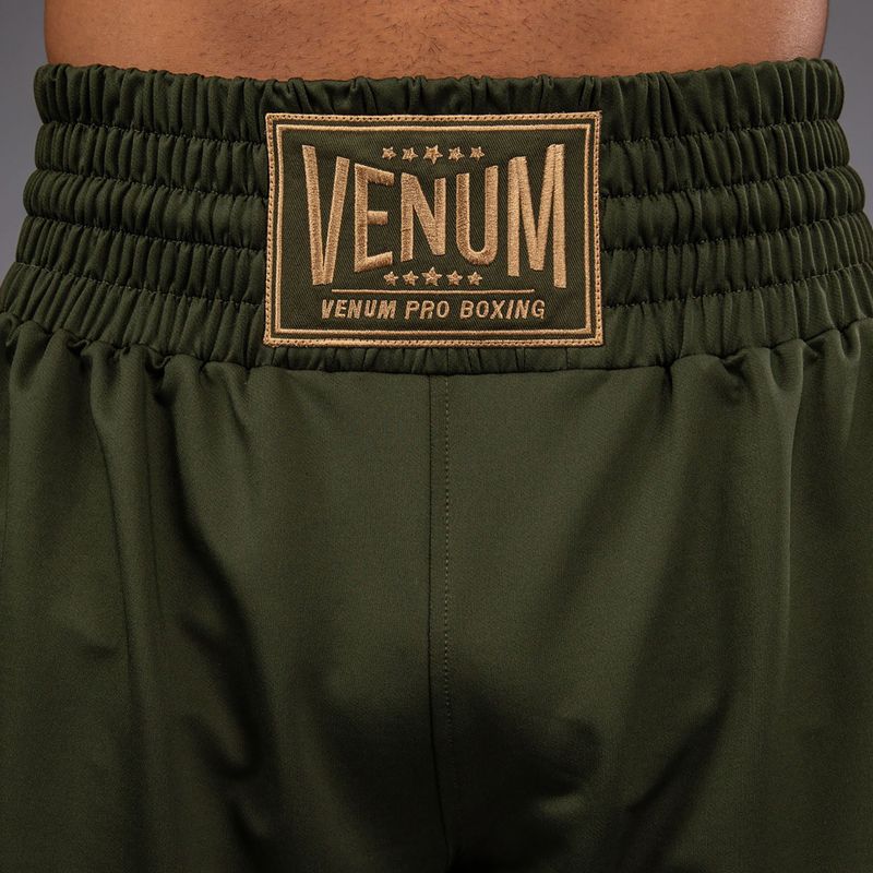 Pantaloncini da allenamento uomo Venum Classic Boxing military green/sand 8