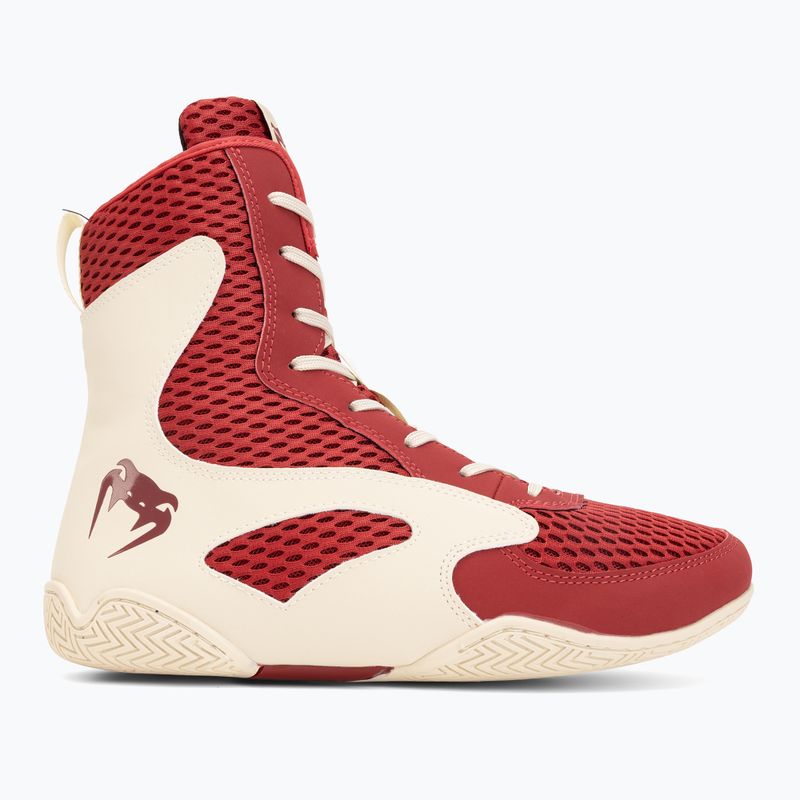 Scarpe da boxe da uomo Venum Contender Boxing ruby red/ivory 2
