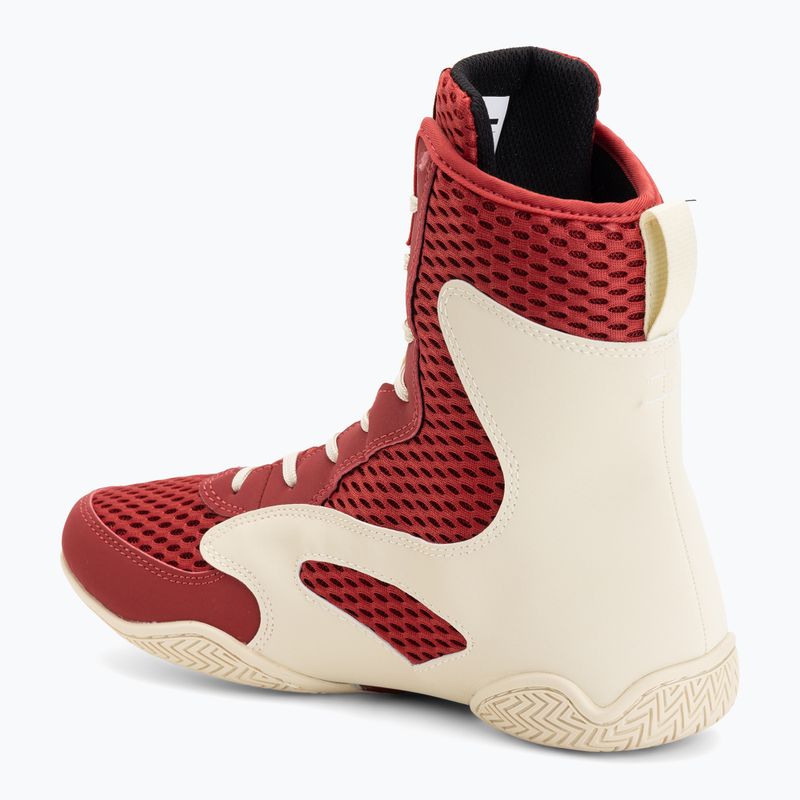 Scarpe da boxe da uomo Venum Contender Boxing ruby red/ivory 3
