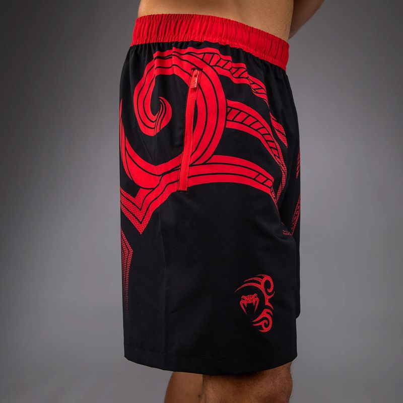 Pantaloncini da allenamento uomo Venum x Mike Tyson Tiger Training deep black/intense red 5