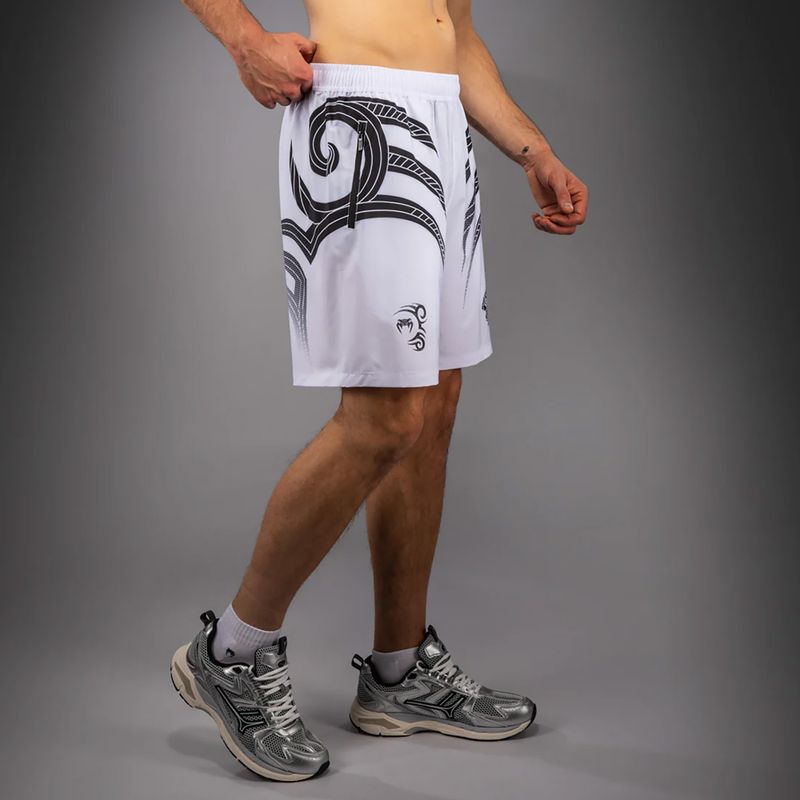 Pantaloncini da allenamento uomo Venum x Mike Tyson Tiger Training optical white/deep black 3