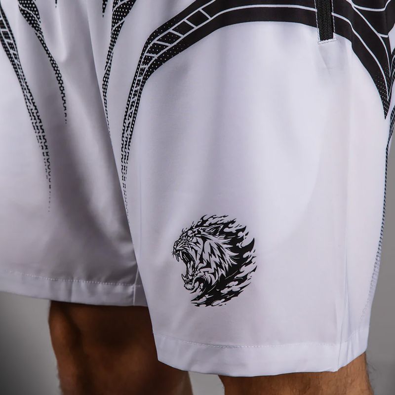 Pantaloncini da allenamento uomo Venum x Mike Tyson Tiger Training optical white/deep black 7
