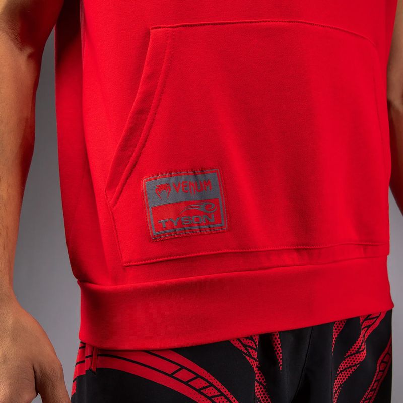 Felpa da uomo Venum x Mike Tyson Tiger Sleeveless Hoodie intense red/deep black 7