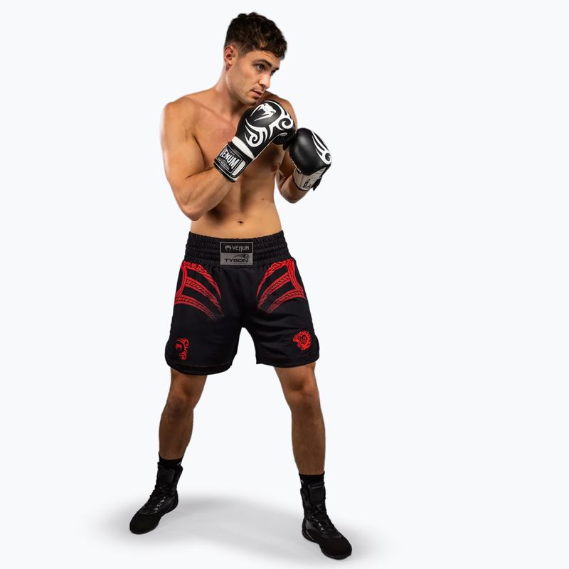 Pantaloncini da allenamento uomo Venum x Mike Tyson Tiger deep black/intense red 2