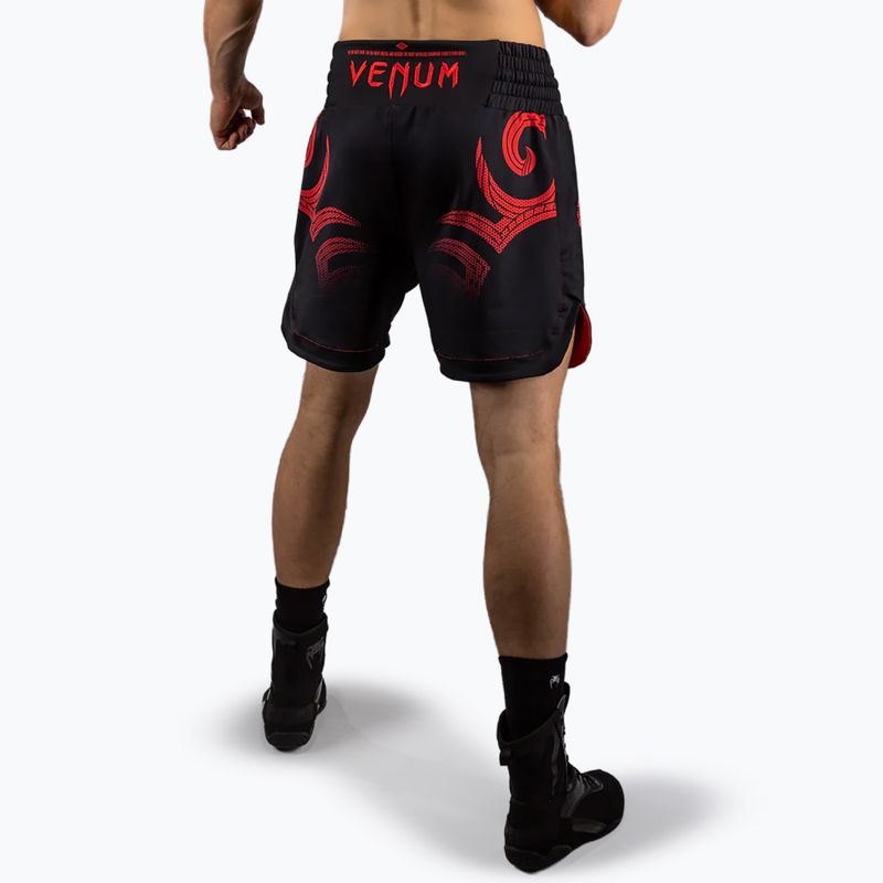 Pantaloncini da allenamento uomo Venum x Mike Tyson Tiger deep black/intense red 3