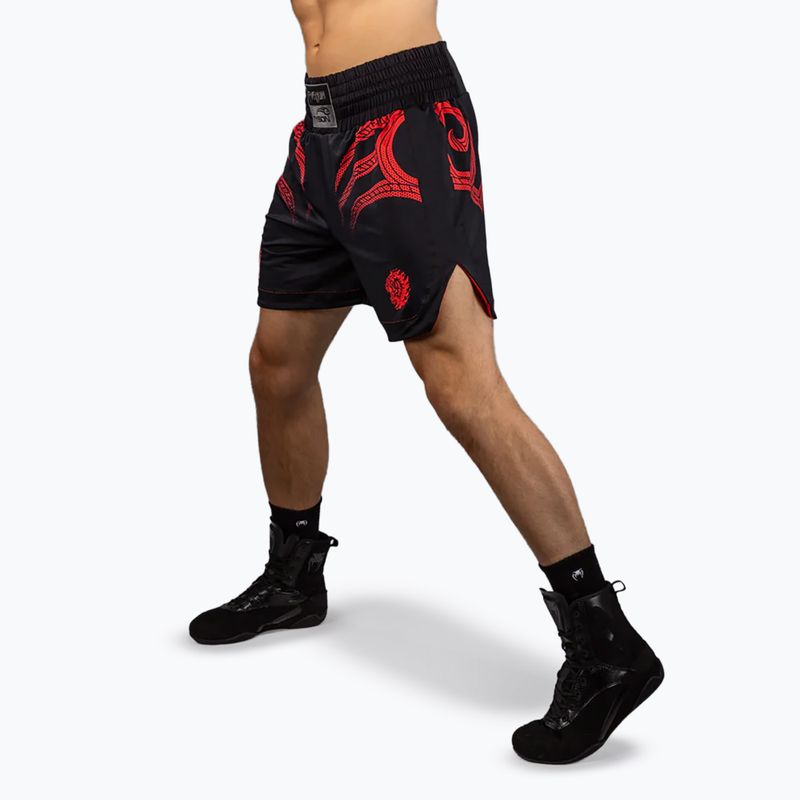 Pantaloncini da allenamento uomo Venum x Mike Tyson Tiger deep black/intense red 4