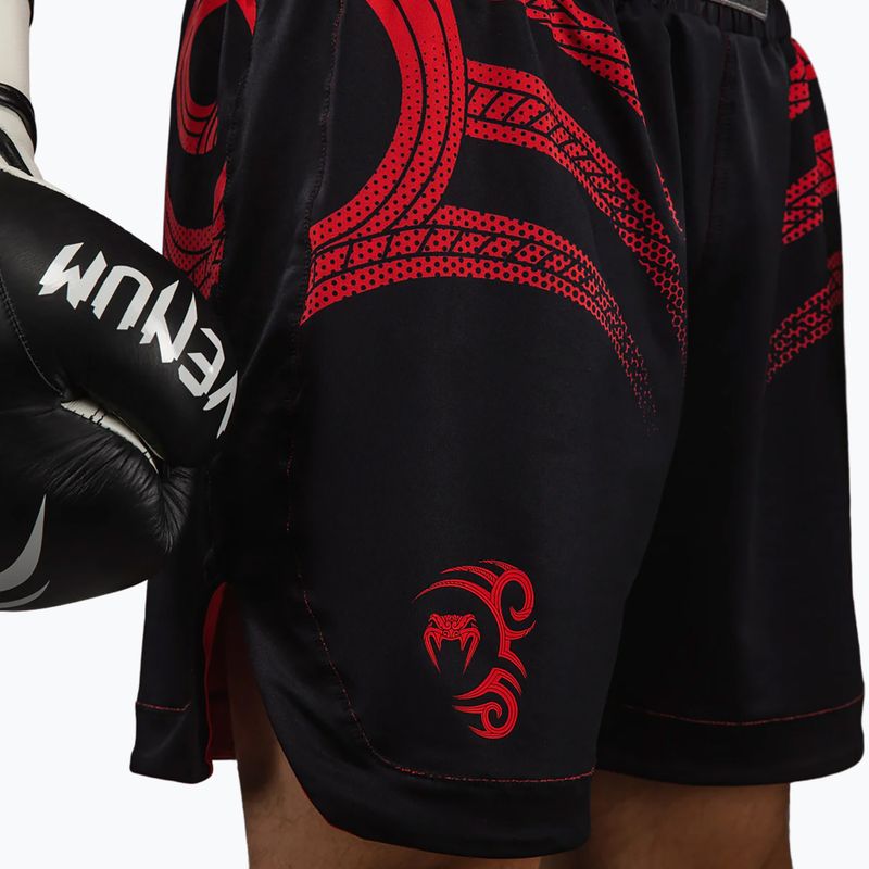 Pantaloncini da allenamento uomo Venum x Mike Tyson Tiger deep black/intense red 5