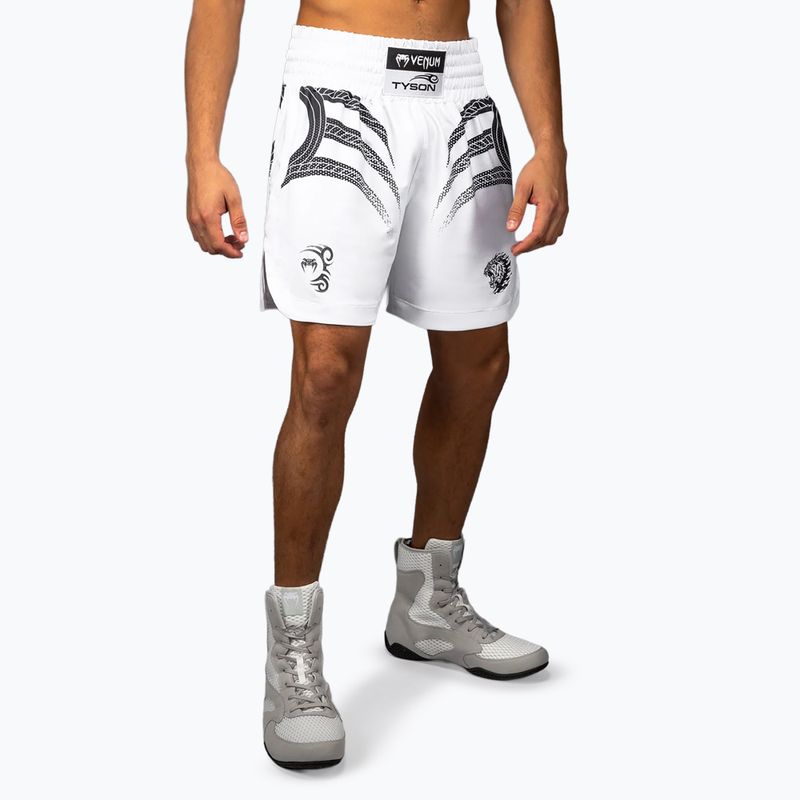 Pantaloncini da allenamento uomo Venum x Mike Tyson Tiger optical white/deep black 3