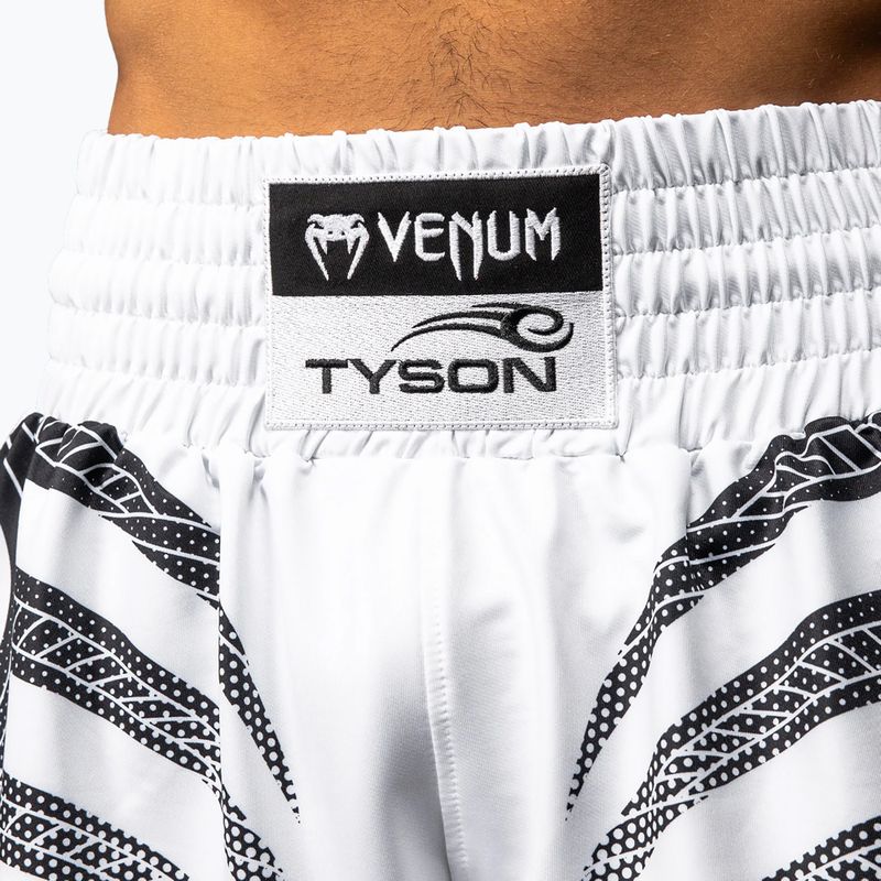 Pantaloncini da allenamento uomo Venum x Mike Tyson Tiger optical white/deep black 5