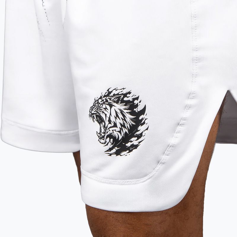 Pantaloncini da allenamento uomo Venum x Mike Tyson Tiger optical white/deep black 8