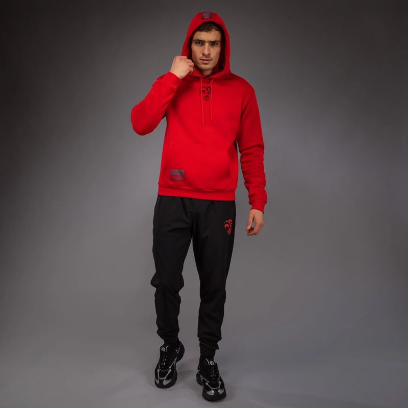 Felpa con cappuccio uomo Venum x Mike Tyson Tiger Hoodie intense red/deep black 2