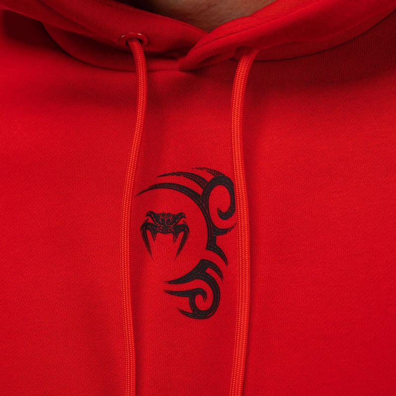 Felpa con cappuccio uomo Venum x Mike Tyson Tiger Hoodie intense red/deep black 6