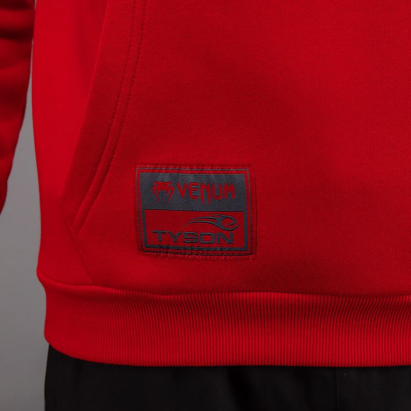 Felpa con cappuccio uomo Venum x Mike Tyson Tiger Hoodie intense red/deep black 7
