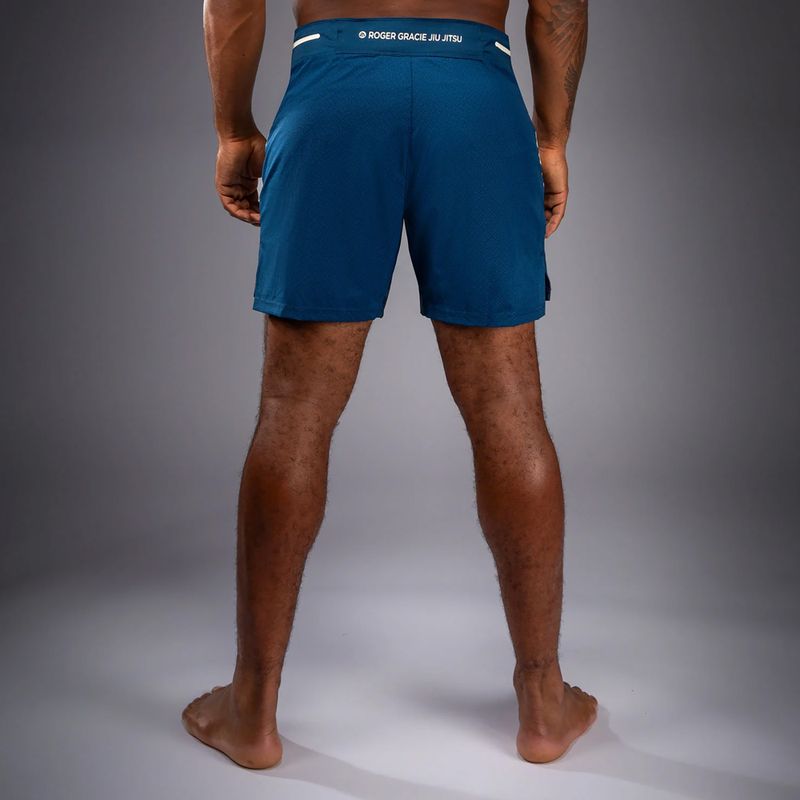Pantaloncini da allenamento uomo Venum Roger Gracie Academy Fightshorts blue 2