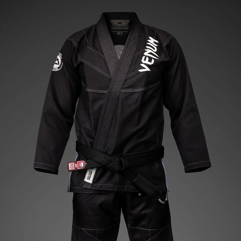 GI al brasiliano jiu-jitsu Venum Roger Gracie Academy BJJ black 3