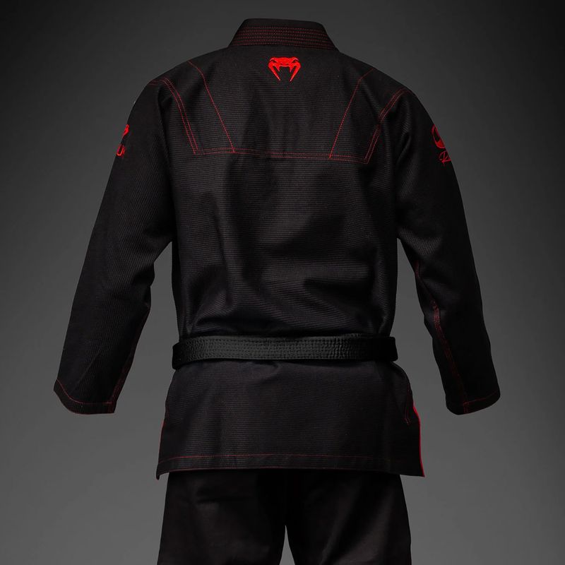GI al brasiliano jiu-jitsu Venum Roger Gracie Academy BJJ black/red 4