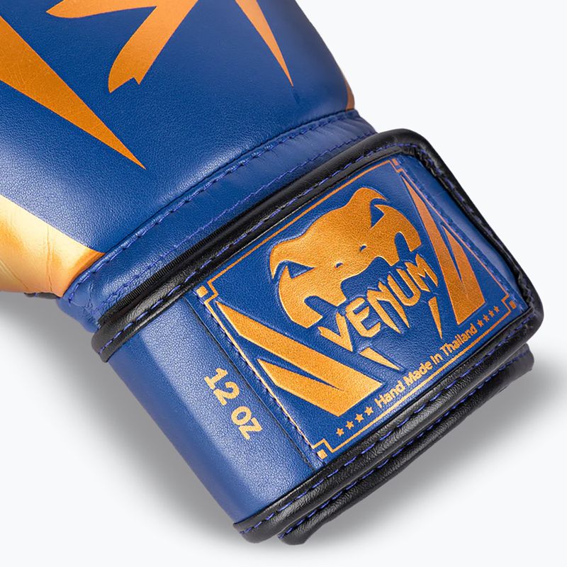 Guantoni da boxe Venum Elite blue/black/copper 3