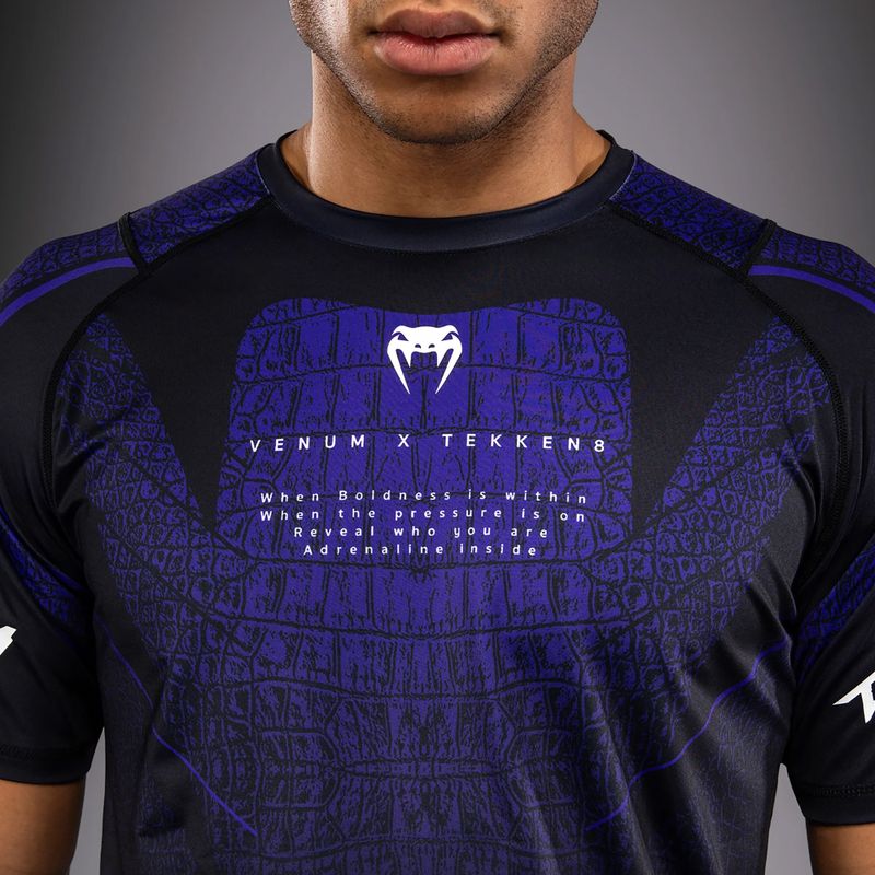 Maglietta da allenamento da uomo Venum x TEKKEN 8 Kazuya Dry-Tech black/purple 5