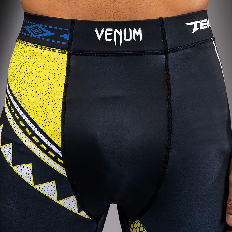 Leggings da allenamento da uomo Venum x TEKKEN 8 King Spats black/yellow 5
