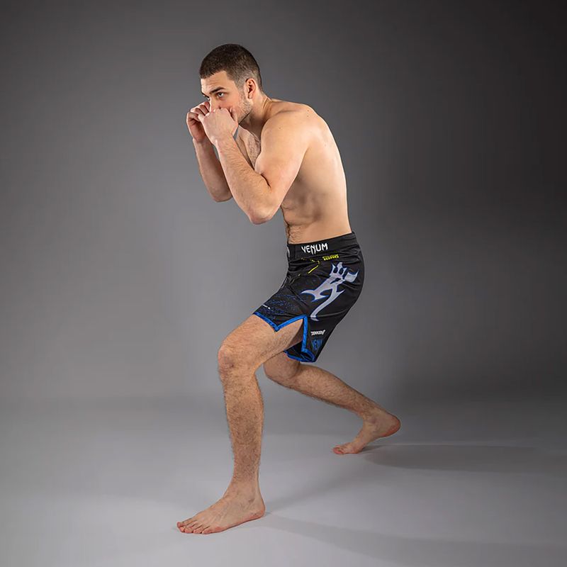 Pantaloncini da allenamento da uomo Venum x TEKKEN 8 King Fight black/yellow 2