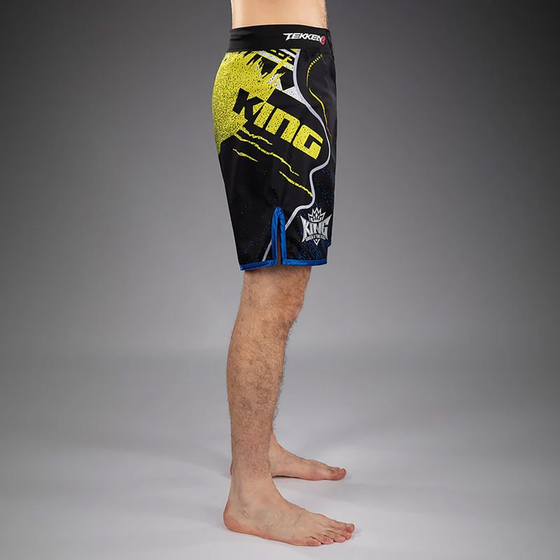 Pantaloncini da allenamento da uomo Venum x TEKKEN 8 King Fight black/yellow 4