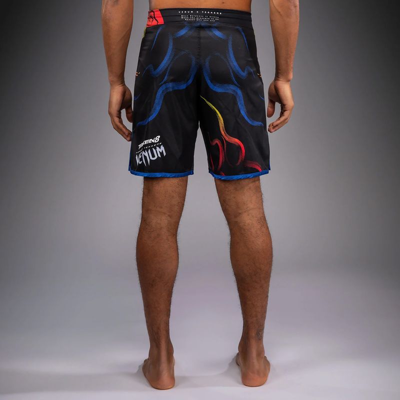 Pantaloncini da allenamento da uomo Venum x TEKKEN 8 Yoshimitsu Fight black/orange 2