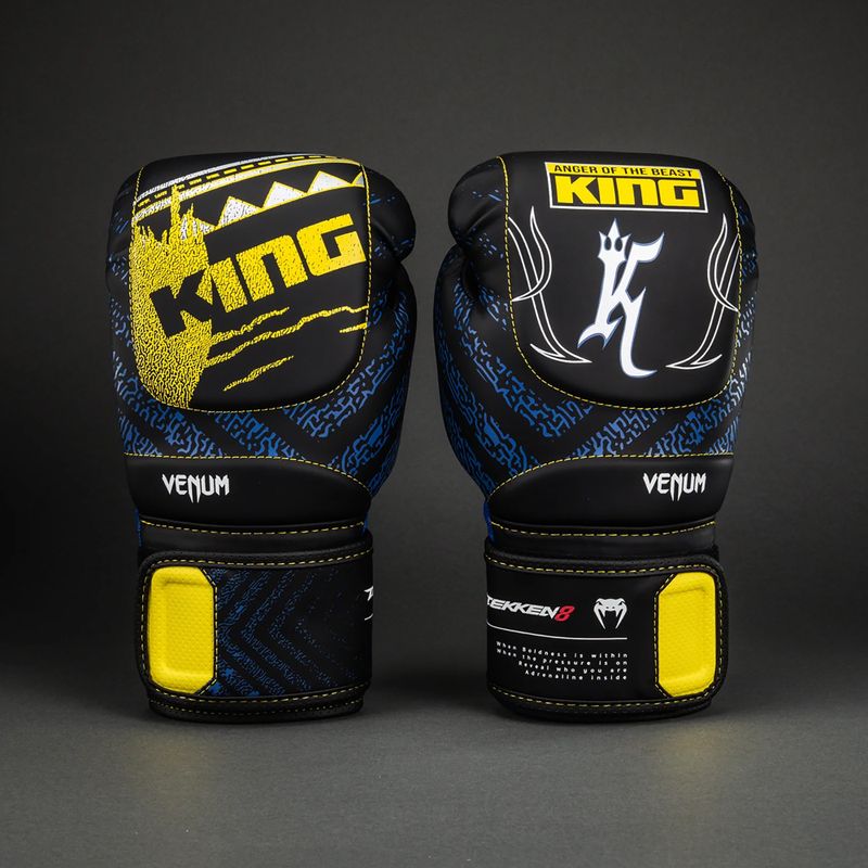 Guantoni da boxe Venum x TEKKEN 8 King Boxing black/yellow 3
