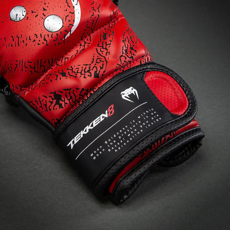Guanti da sparring Venum x TEKKEN 8 Kazuya Sparring red/black 4
