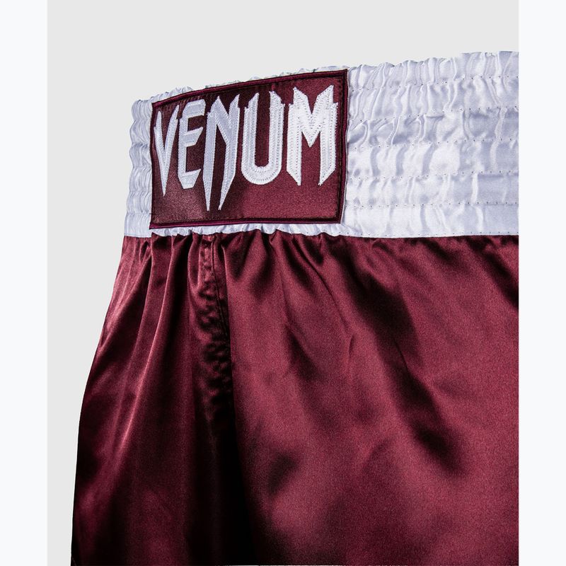 Pantaloncini da allenamento da uomo Venum Classic Muay Thai burgundy 5