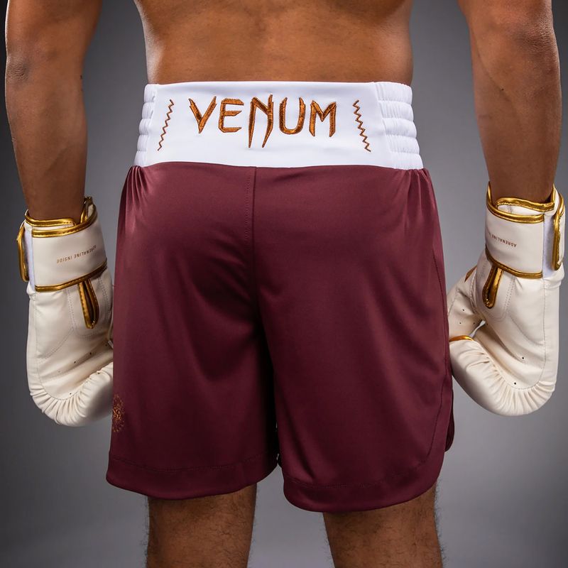 Pantaloncini da allenamento uomo Venum Classic Boxing burgundy 6