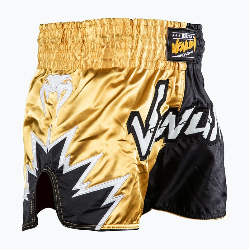 Pantaloncini da allenamento da uomo Venum Inferno 2.0 Muay Thai black/gold 3