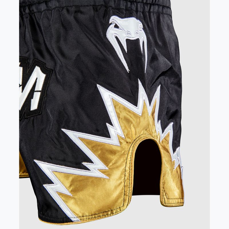 Pantaloncini da allenamento da uomo Venum Inferno 2.0 Muay Thai black/gold 7