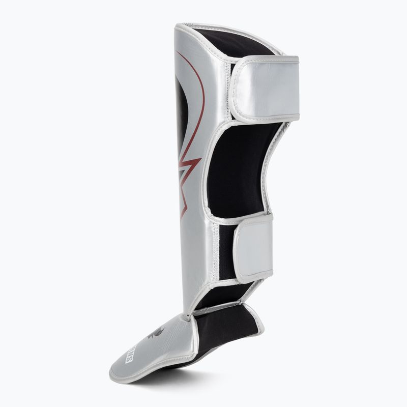 Parastinchi e parapiedi Venum Ringhorns Charger Shin silver/black 3