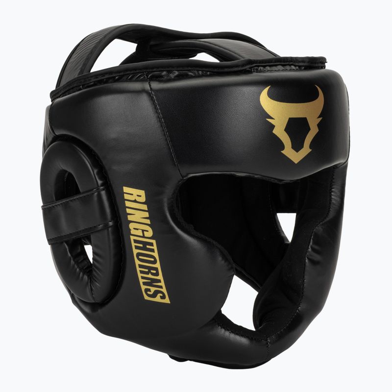 Casco da boxe Venum Ringhorns Charger Headgear black/gold