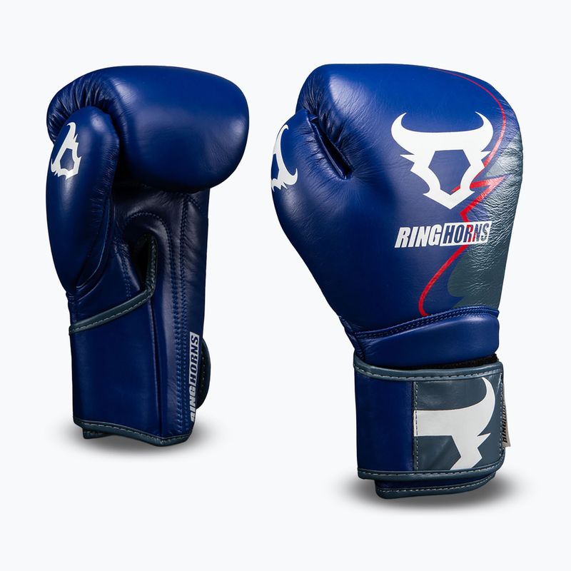 Guantoni da boxe Venum Ringhorns Charger Boxing navy blue/red 2