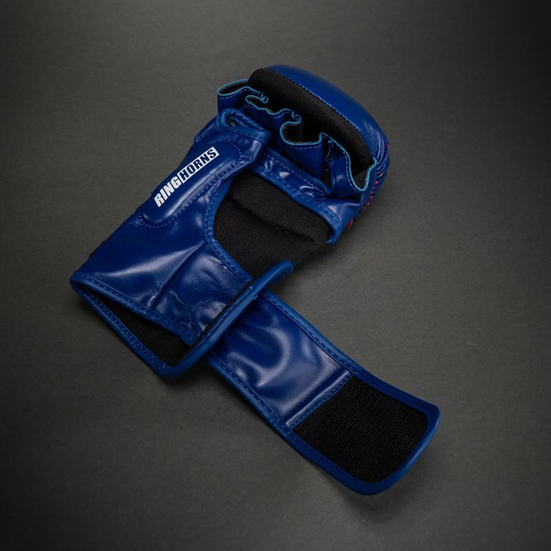 Guanti da sparring Venum Ringhorns Charger navy blue/red 4
