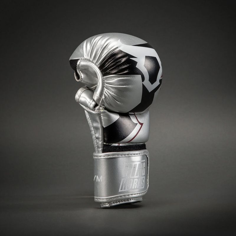 Guanti da sparring Venum Ringhorns Charger silver/black 3