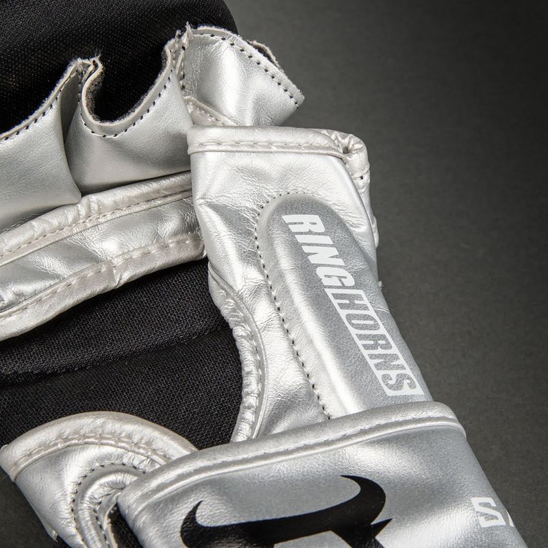 Guanti da sparring Venum Ringhorns Charger silver/black 5