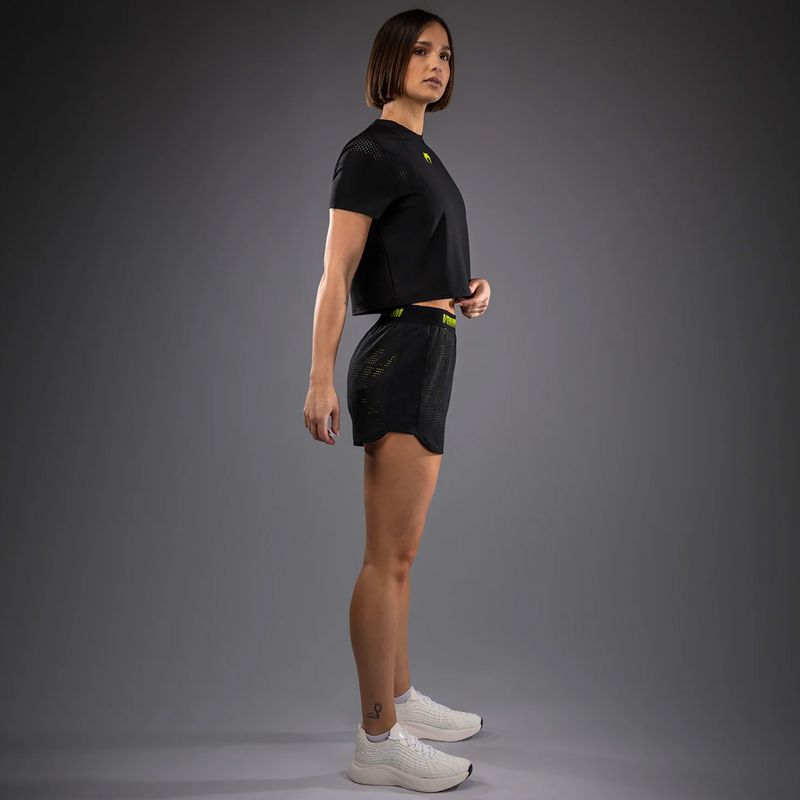 Pantaloncini da allenamento da donna Venum Lazer black/yellow 2