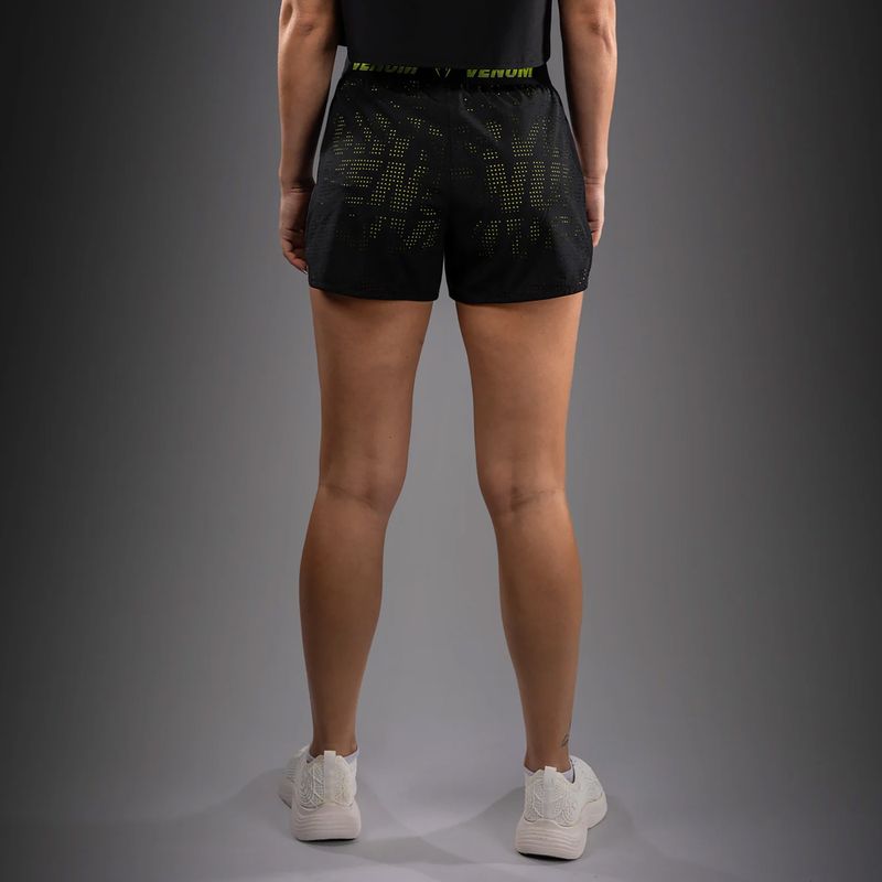 Pantaloncini da allenamento da donna Venum Lazer black/yellow 3