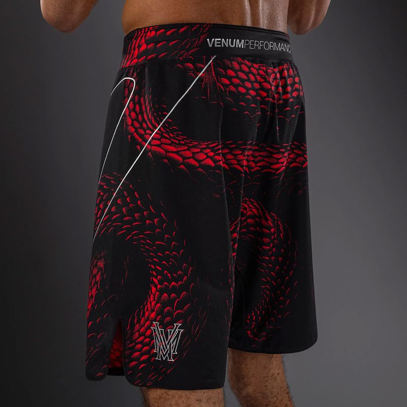 Pantaloncini da allenamento da uomo Venum Matupa Fightshorts black/red/silver 5