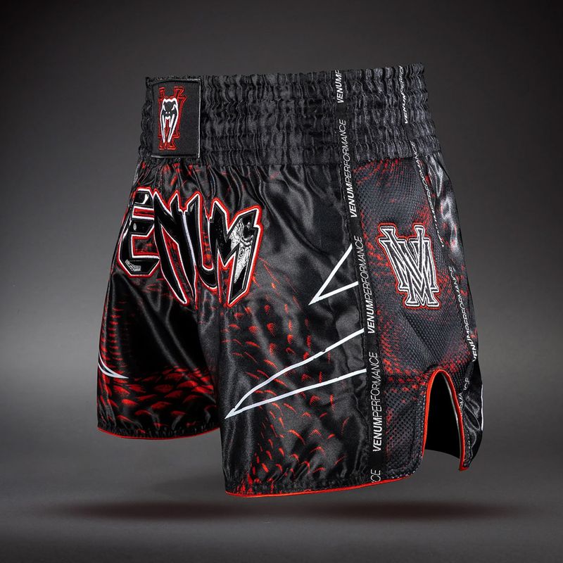 Pantaloncini da allenamento da uomo Venum Matupa Muay Thai black/red/silver 4