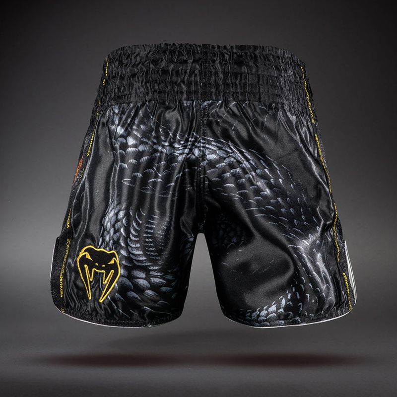 Pantaloncini da allenamento da uomo Venum Matupa Muay Thai black/grey/gold 2