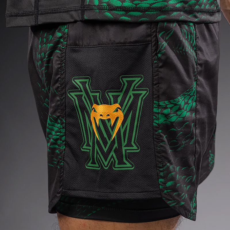 Pantaloncini da allenamento da uomo Venum Matupa Training black/green/gold 6