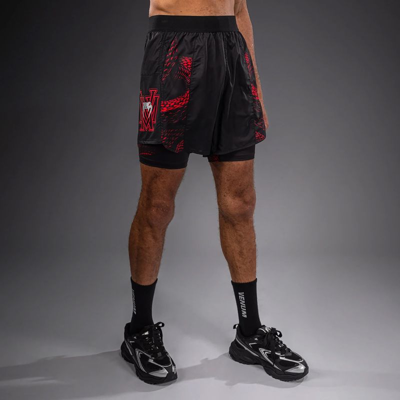 Pantaloncini da allenamento da uomo Venum Matupa Training black/red/silver 4