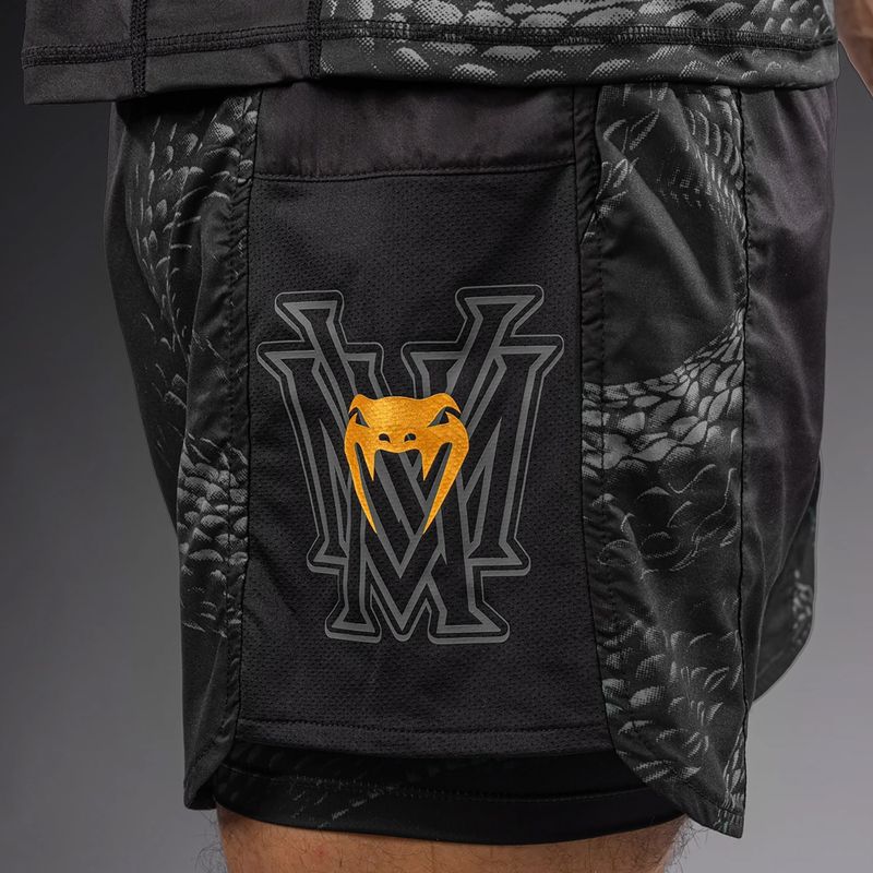Pantaloncini da allenamento da uomo Venum Matupa Training black/grey/gold 5