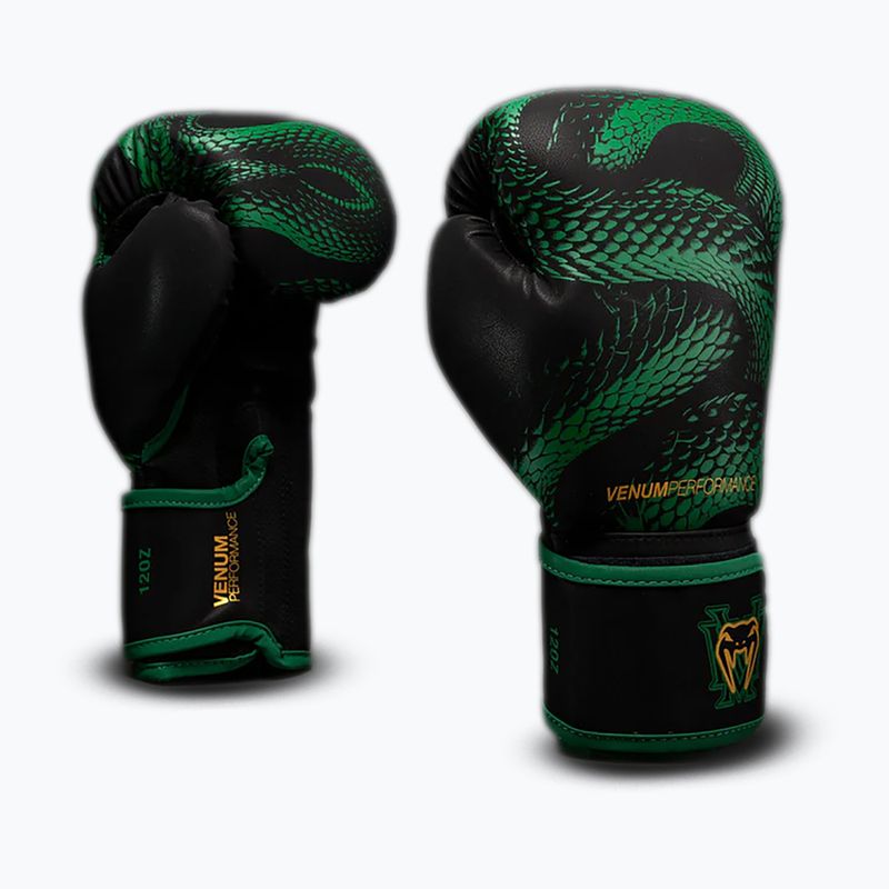 Guantoni da boxe Venum Matupa Boxing black/green/gold 2
