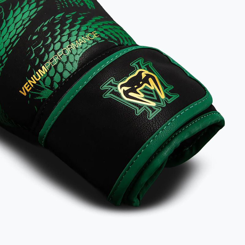 Guantoni da boxe Venum Matupa Boxing black/green/gold 4